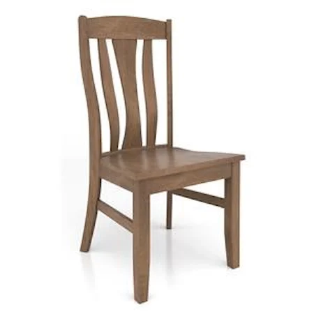 Customizable Solid Wood Dining Side Chair